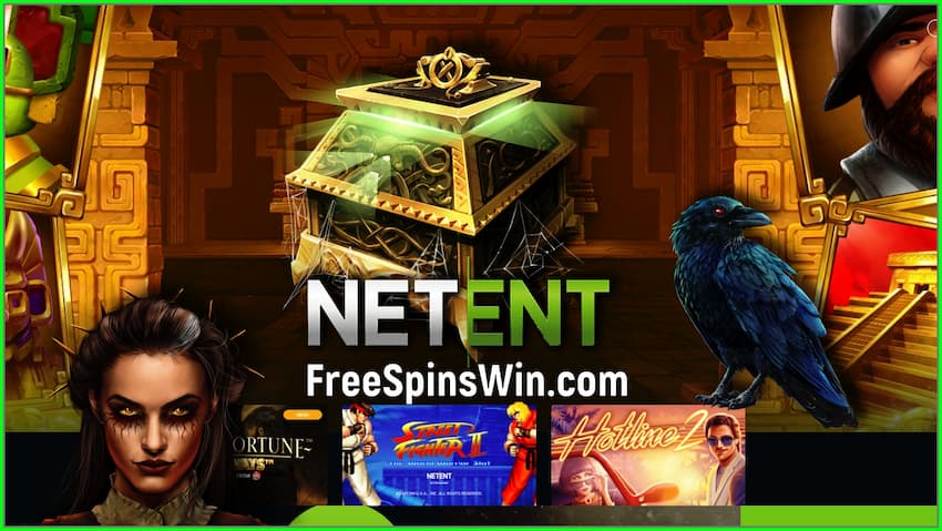 Read the overview of the popular provider Netent at FreeSpinsWin.com is on this image.