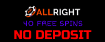 All Right Casino 40 Free Spins Bonus logo png for FreeSpinsWin.com .