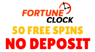 Fortuna Clock Casino logo png for Single page FreeSpinsWin.com