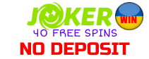 Joker WIN Casino 40 Free Spins Bonus logo png for FreeSpinsWin.com .