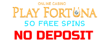 Play Fortuna Casino 50 Free Spins Bonus logo png for FreeSpinsWin.com .