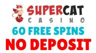 Super Cat Casino 60 free spins logo png for Single page FreeSpinsWin.com