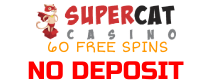 SuperCat Casino 60 Free Spins Bonus logo png for FreeSpinsWin.com .