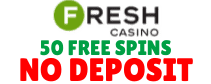 Fresh Casino 50 free spins logo for FreeSpinsWin 1