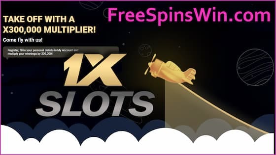 Get free spins and play Aviator Spribe financial game in the casino 1xSlots in this picture.