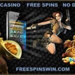 Get no deposit bonuses and free spins for registering at mobile casinos in this picture.