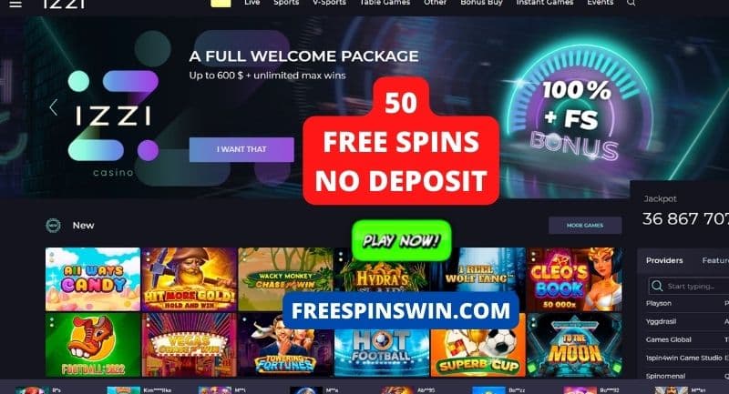 Discover all bonus features of your favorite slot games at the new IZZI Casino pictured.