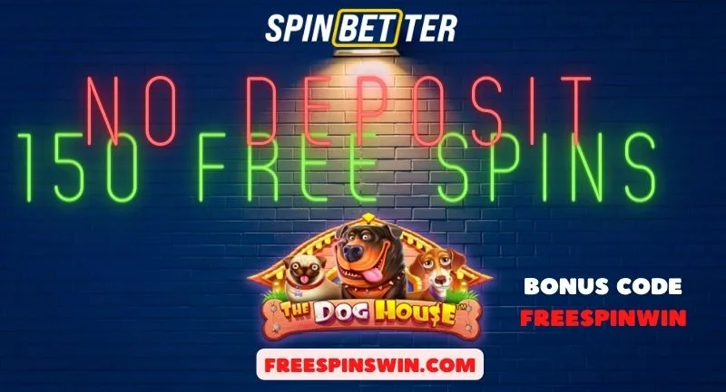 How do I get 150 free spins no deposit at Spinbetter Casino pictured.