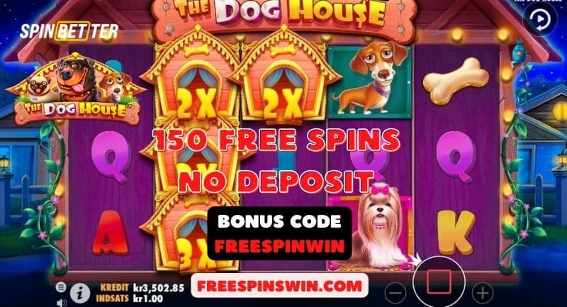 Pick up the number of free spins and get your big winnings in real money with The Dog House slot from the Pragmatic Play provider pictured.